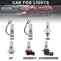 h1 h3 h4 h7 h8 h9 h10 9005 9006 canbus super bright led bulbs car fog light headlight 3570 2smd 80w 4000lm running lights lamp