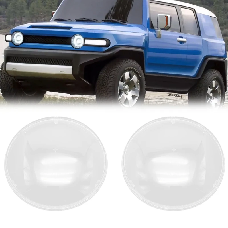 

Car Left Headlight Shell Lamp Shade Transparent Lens Cover Headlight Cover for Toyota FJ Cruiser 2007-2021