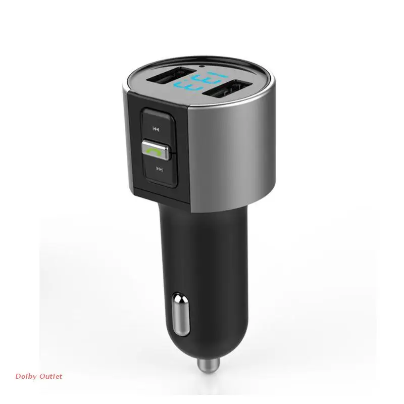

Car Cigar Plug MP3 Player Quick Charge Music Player FM Transmitter