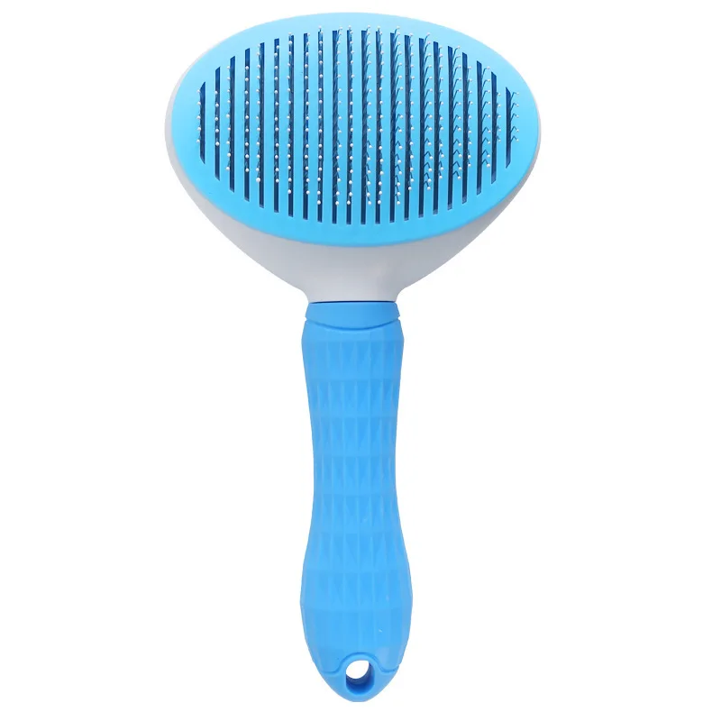 

Pet Grooming Brush Self Cleaning Automatically Dog Cat Slicker Brush Remove Dog Hairs Pet Comb