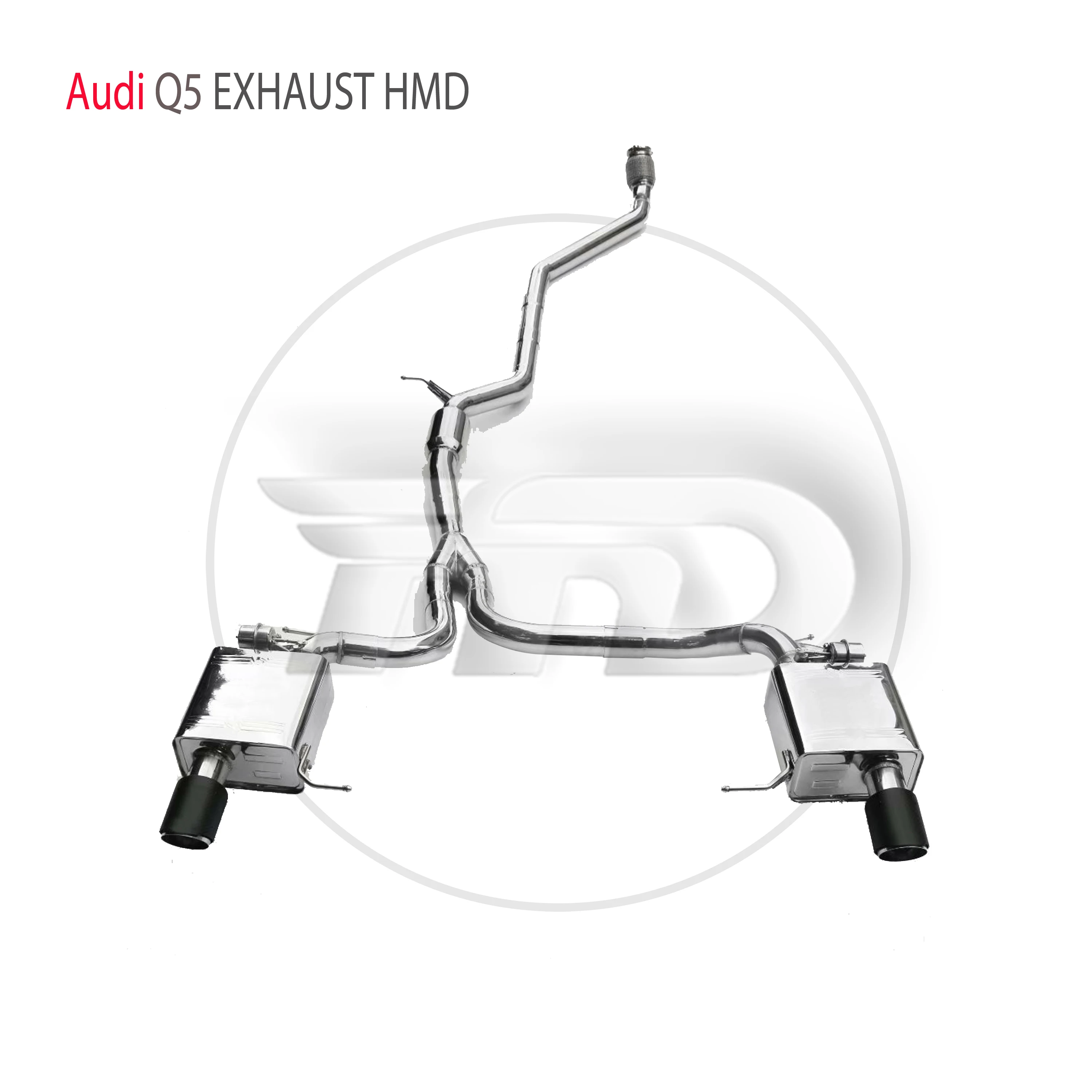 

HMD Stainless Steel Exhaust System Performance Catback is Suitable for Audi Q5 Auto Modification Electronic Valve Muffler