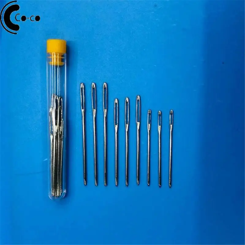 

9 шт., швейные иглы из нержавеющей стали, 3 размера