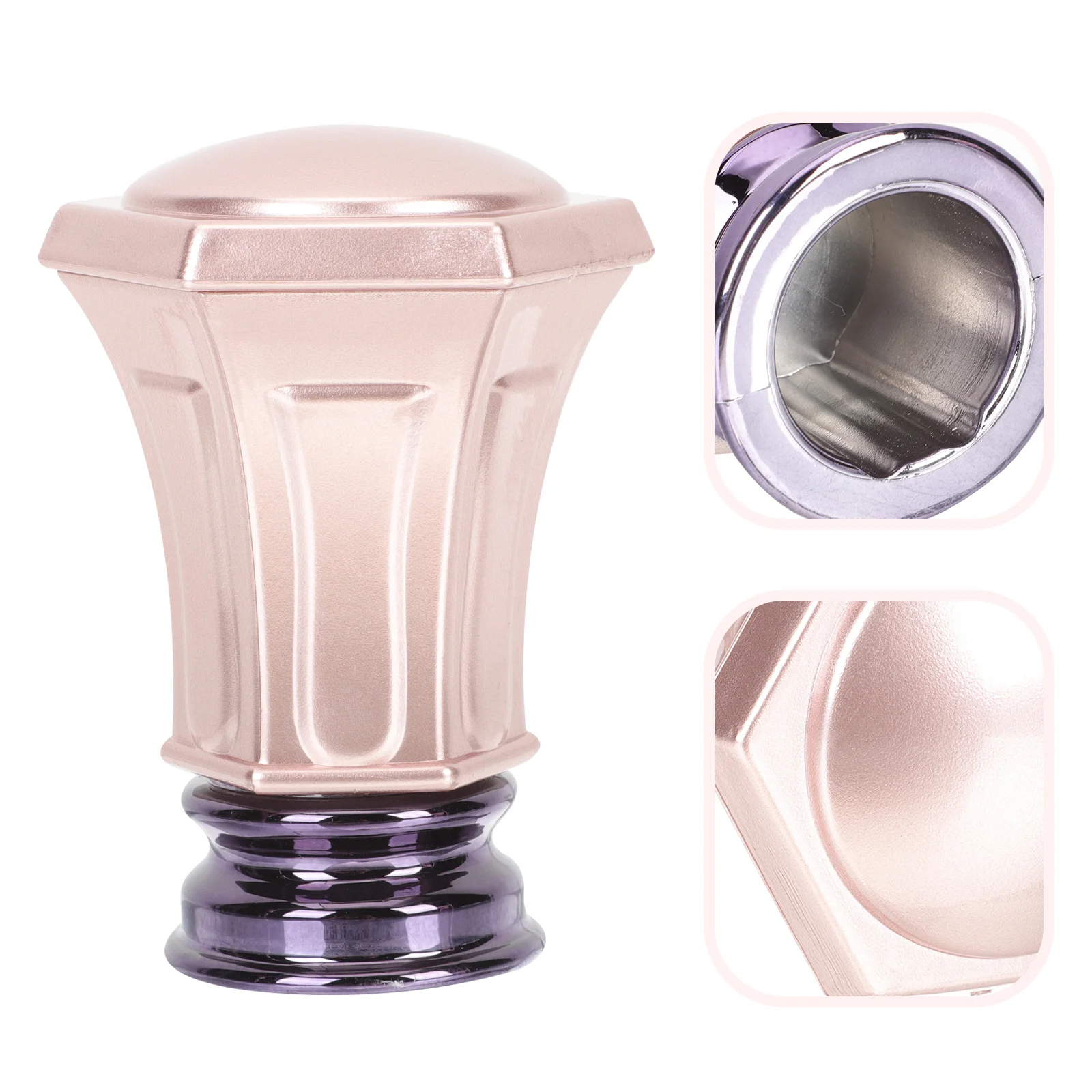 

2pcs Useful Practical Curtain Rod Ends Curtain Pole End Curtain Rod Plug Curtain Pole Finials Finials For Curtain Rods