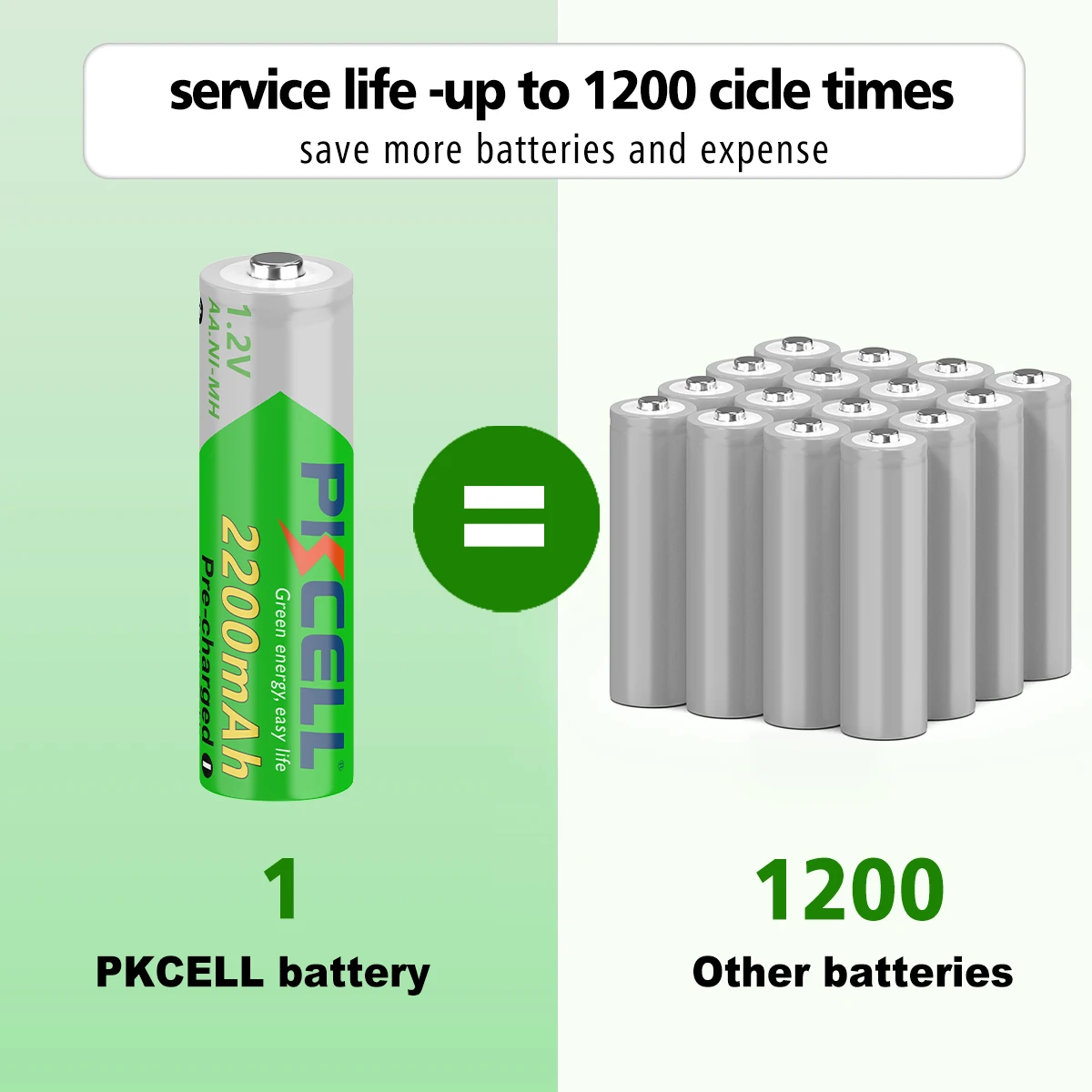 (8 шт. в упаковке) 4 AAA батарея 850 мАч и AA 2200 3A 1 2 Ni-MH батареи низкий саморазряд с