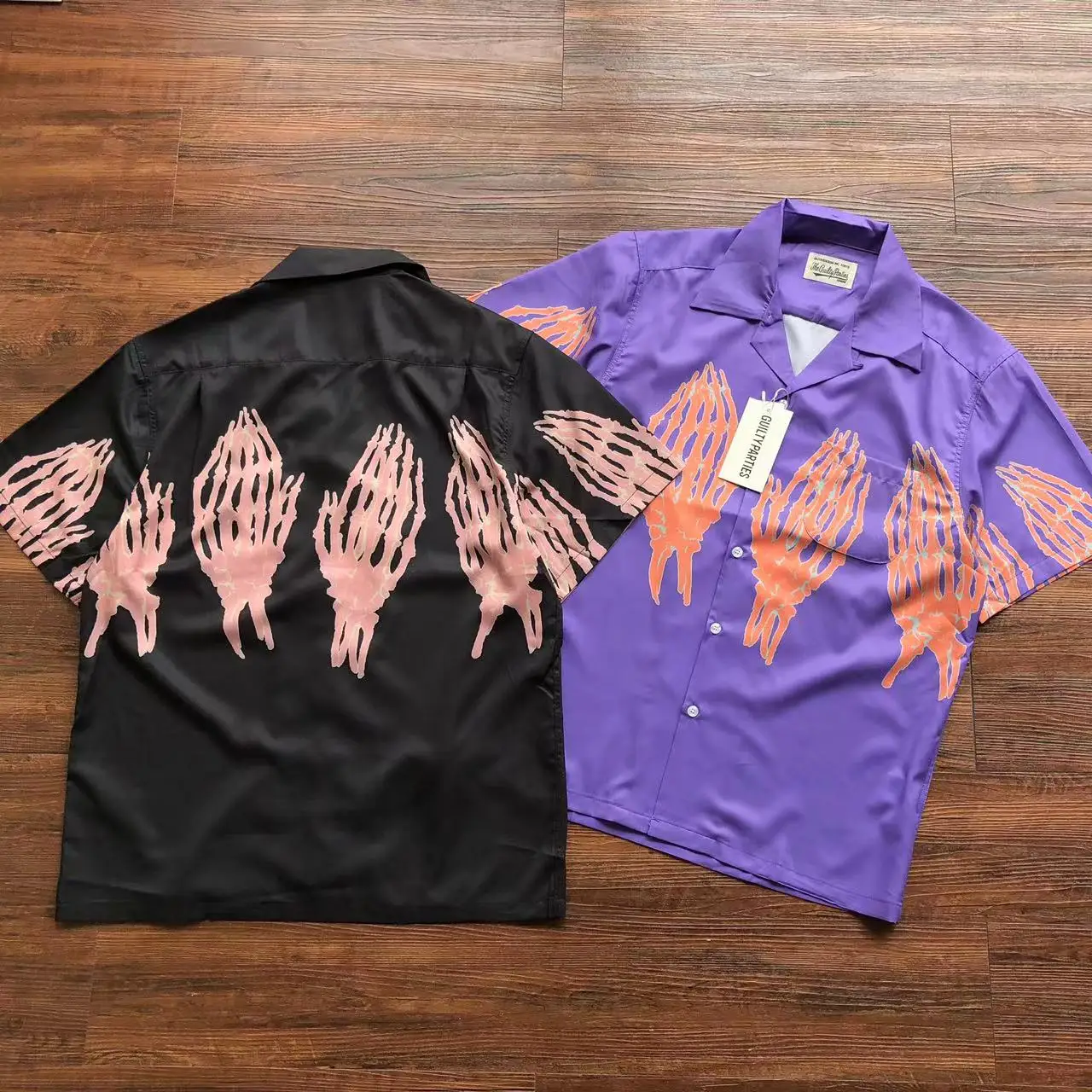 

Мужская/Женская пляжная рубашка с коротким рукавом, с принтом