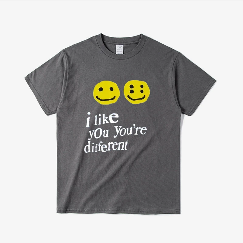 19SS CPFM XYZ футболка с граффити улыбающееся лицо CPFM.XYZ W.W.C.D I LIKE YOU Kanye West хип-хоп
