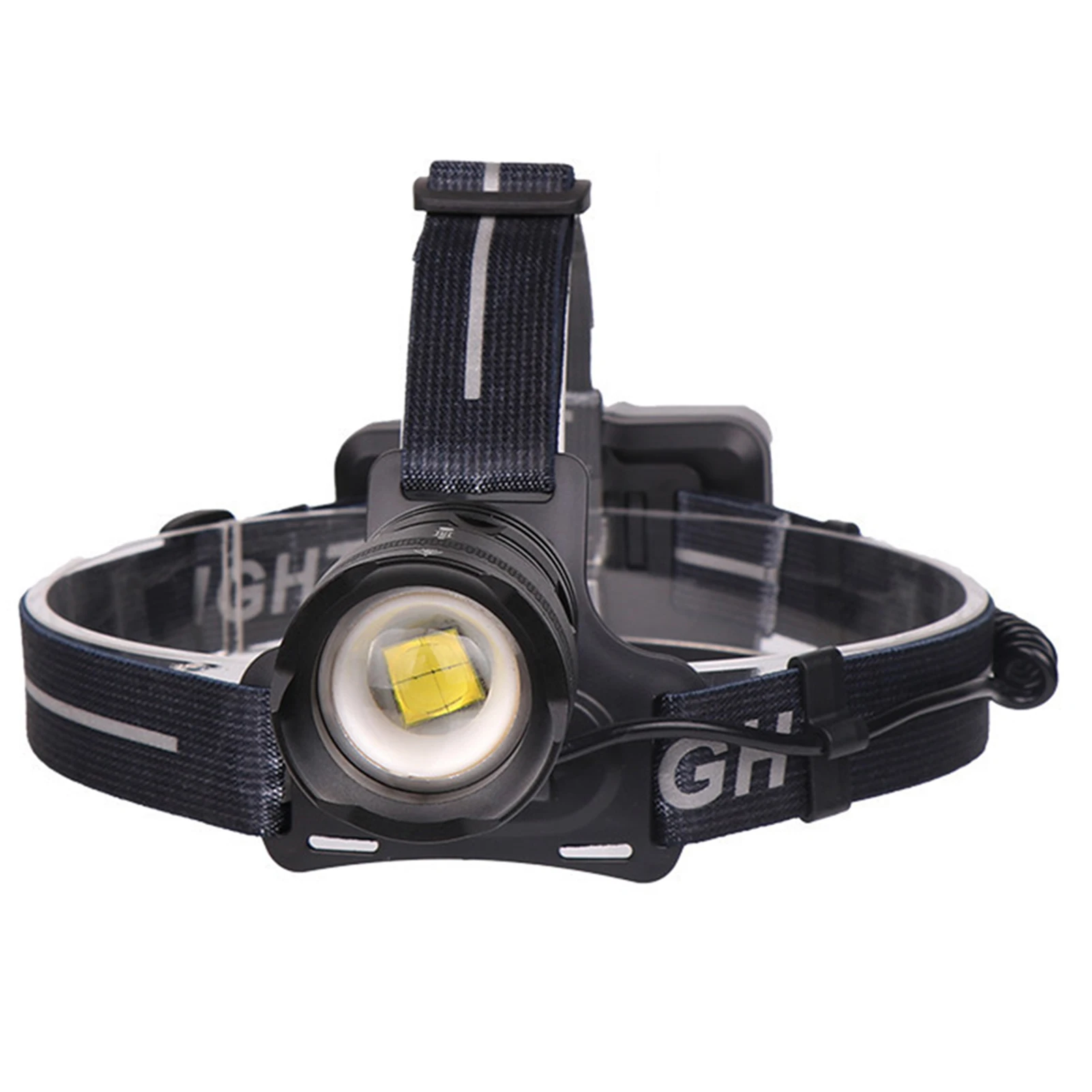 

USB Rechargeable Zoomable Headlamp Emergency Lighting Lamp Flashlight Hiking & Camping Gear Essentials