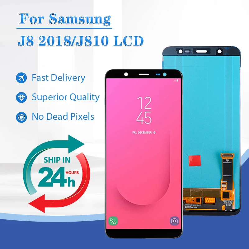 

6.0 Inch For Samsung Galaxy J8 2018 Lcd J810 Display With Touch Screen Digitizer Repacement J800 Assembly With Tools Brand New