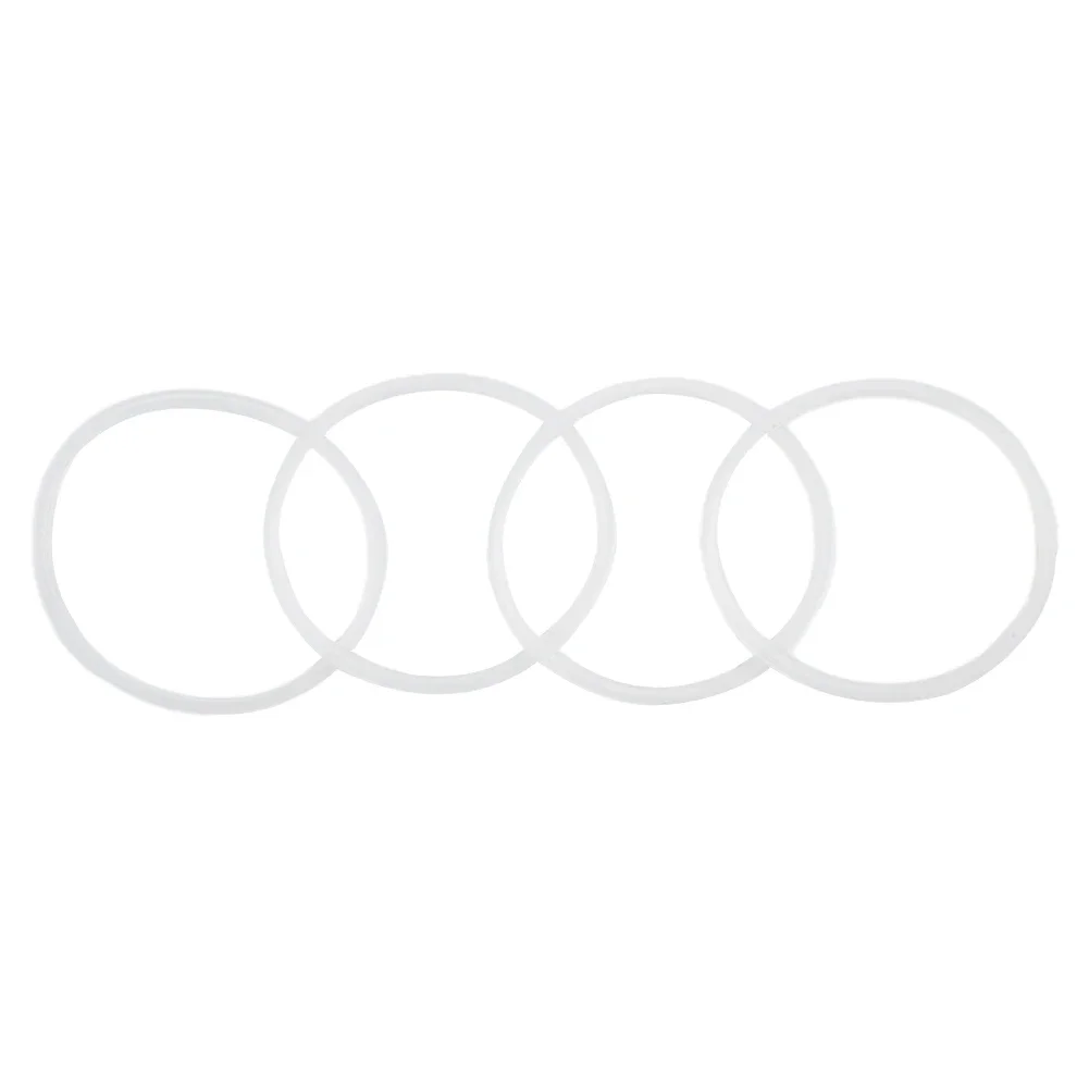 4 Упаковки Прозрачные Белые Уплотнительные Кольца Для Кухни Прочные Детали