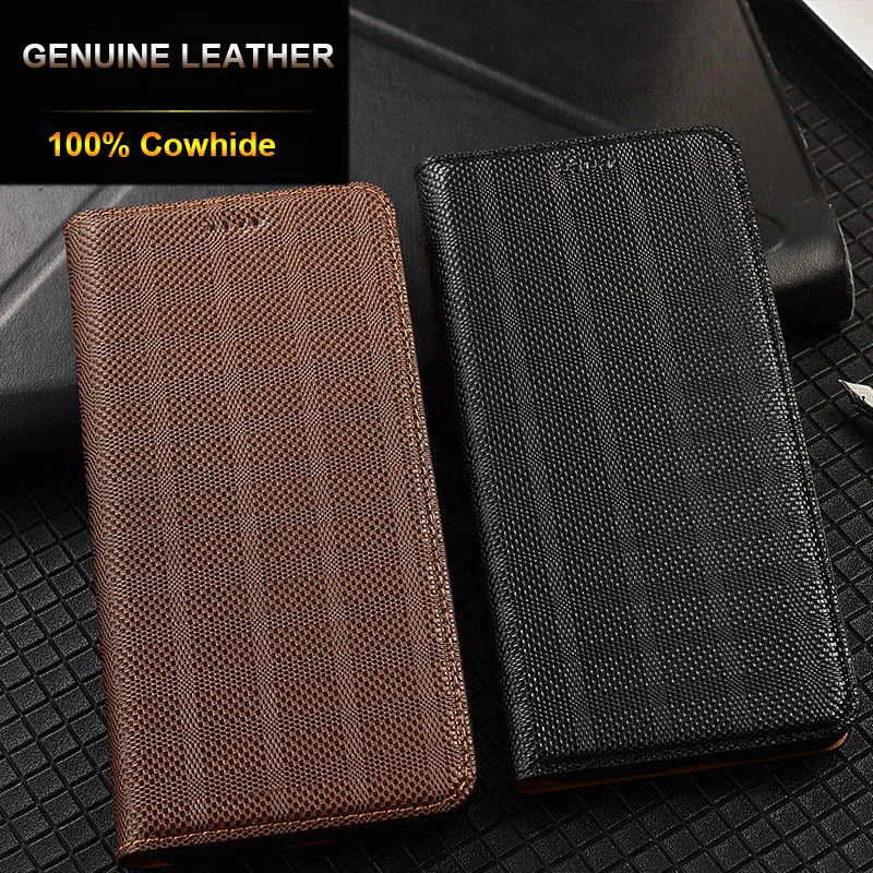

Cowhide Genuine Leather Case For Lenovo K5 K9 K10 K12 K13 Pro Note Luxury Flip Cover Shockproof Anti-scratch Phone Cases