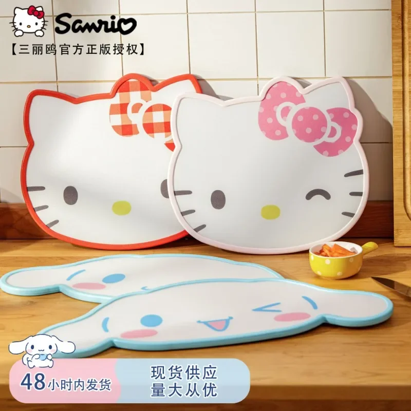 Детская разделочная доска в стиле аниме Kawaii Ins милая мультяшная коричная для