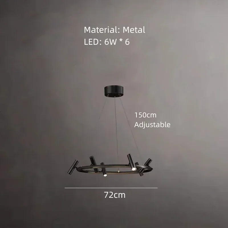 

Минималистичная светодиодная люстра, металлические подвесные светильники, дропшиппинг для столовой, кухни, гостиной, спальни, регулируемая по высоте