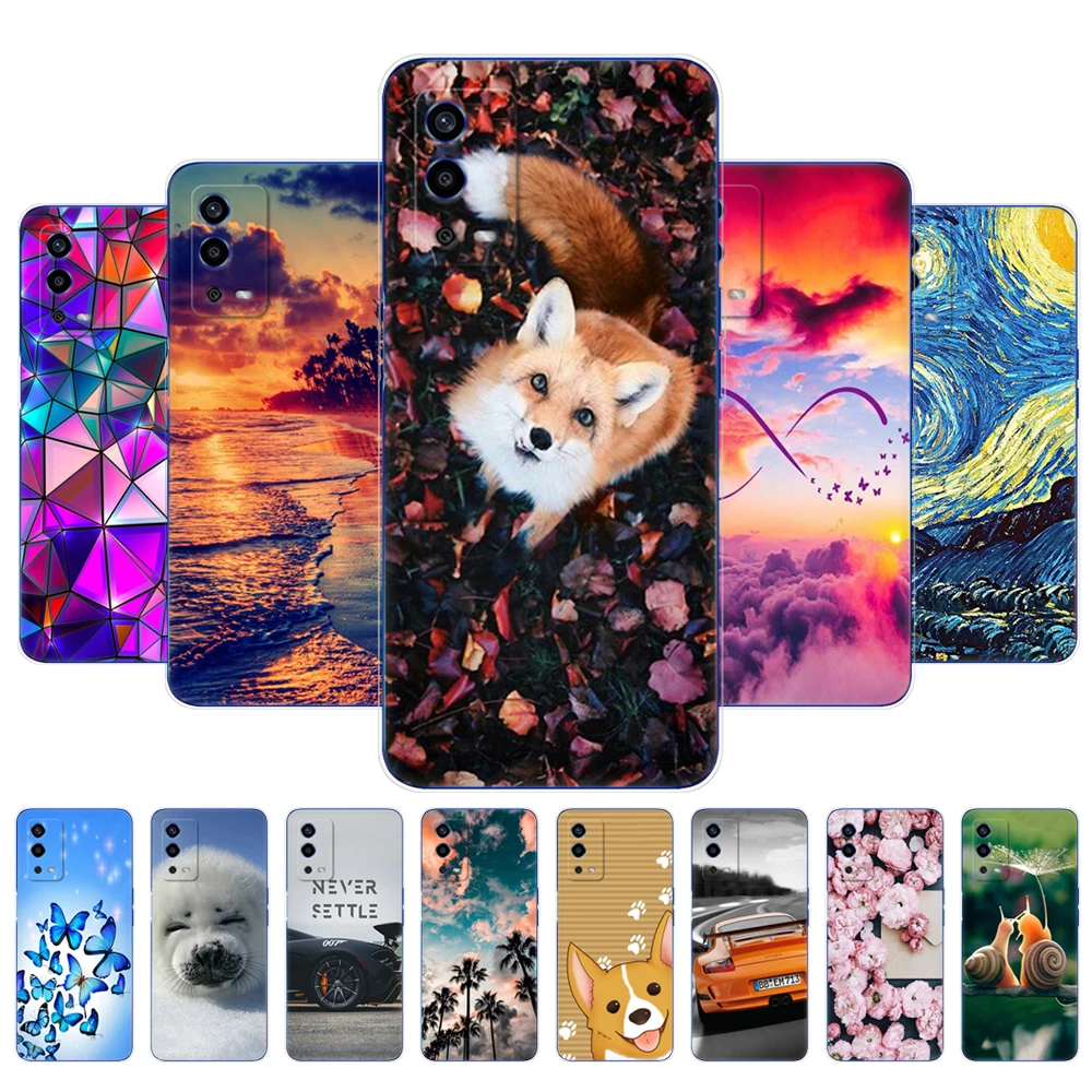Для OPPO A55 4G чехол 6 51 дюйма CPH2325 для телефона Мягкий Силиконовый ТПУ задний Oppo OPPOA55 A