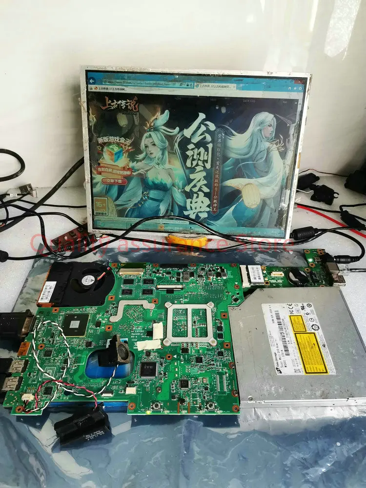 ПЛАТА ввода-вывода K42JC REV: 2 1 для Asus K42J X42J A42J A40J K42JR K42JZ K42JY K42JV X42D K42D K42F питания USB б/у