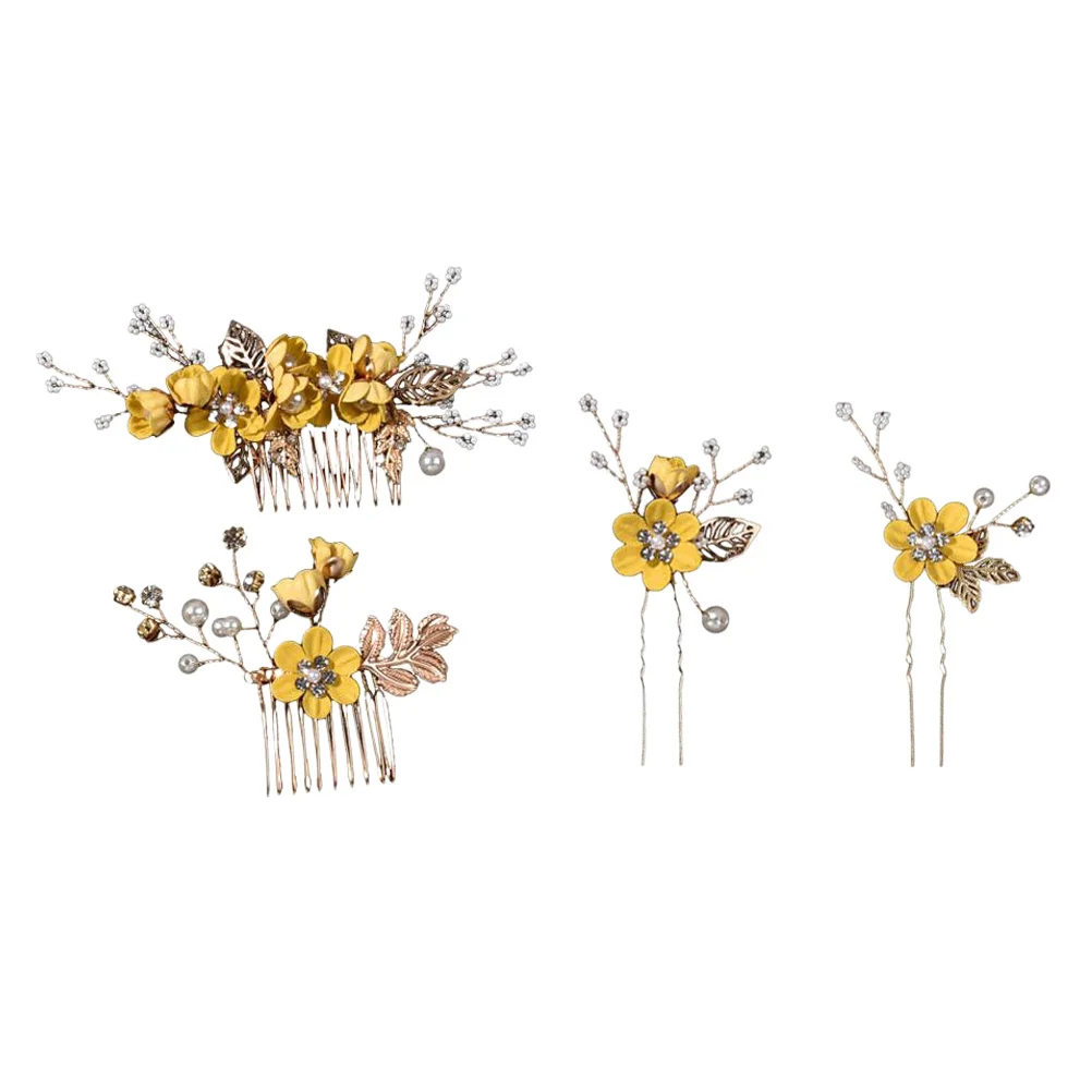 

1 Set Wedding Bride Hair Pin Exquisite Hair Comb for Bride Hair Decor Wedding Headdress