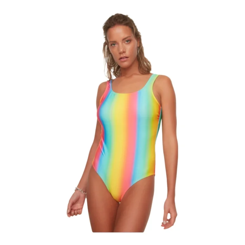 Trendyol TYZA женский комплект бикини обычный вязаный купальник комплекты из двух