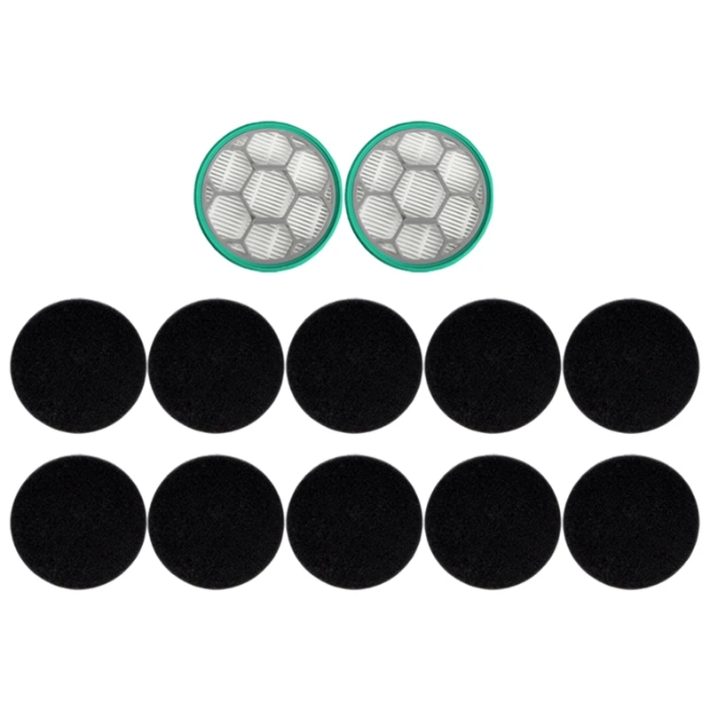 2 HEPA-фильтра и 10 губчатые фильтры запасные части пластиковые для Neakasa/Neabot P1 Pro