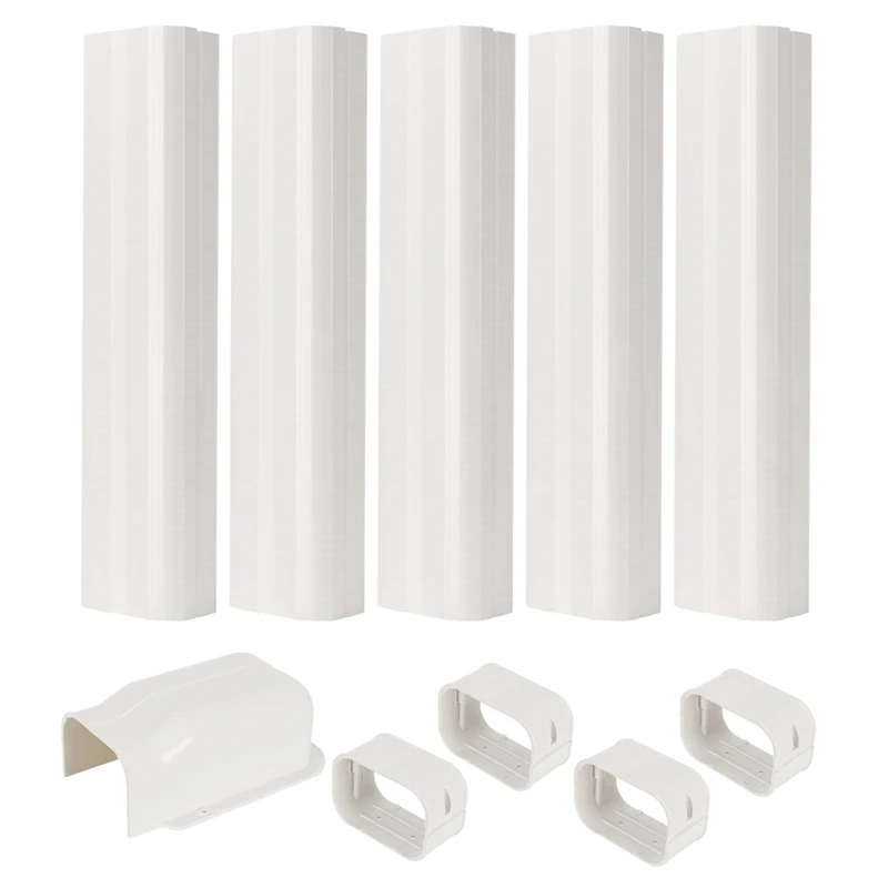 

AC Line Cover Kit, Decorative PVC Tubing Cover Kit For Mini Split Air Conditioners And Heat Pumps