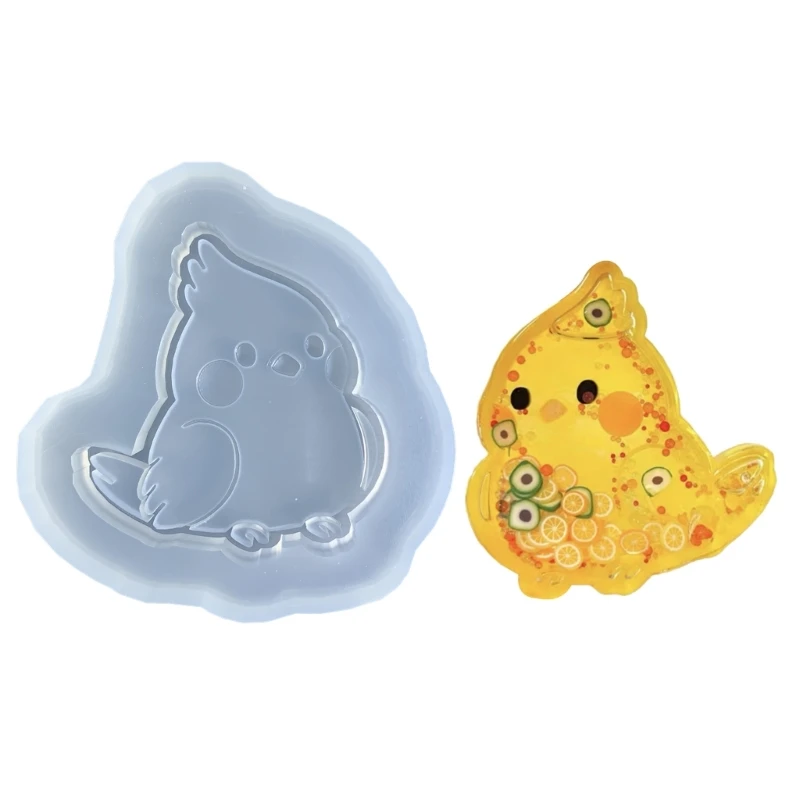 

Resin Shaker Mold,Parrot Silicone Quicksand Mould Resin Pendant Charms Mold