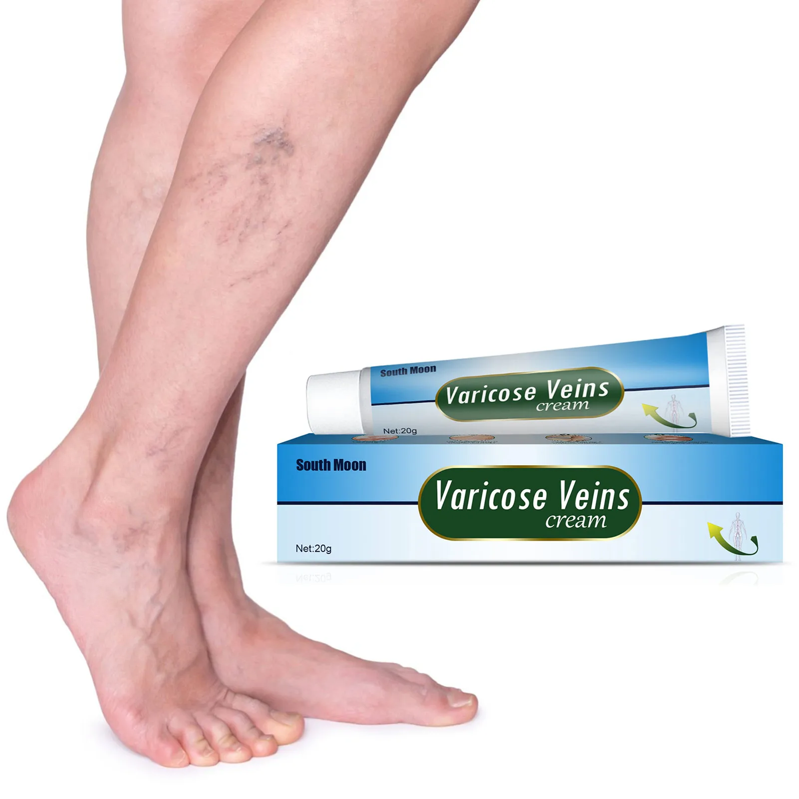 

1PC Cream Vasculitis Relief Phlebitis Angiitis Inflammation Blood Vessel Legs Ointment