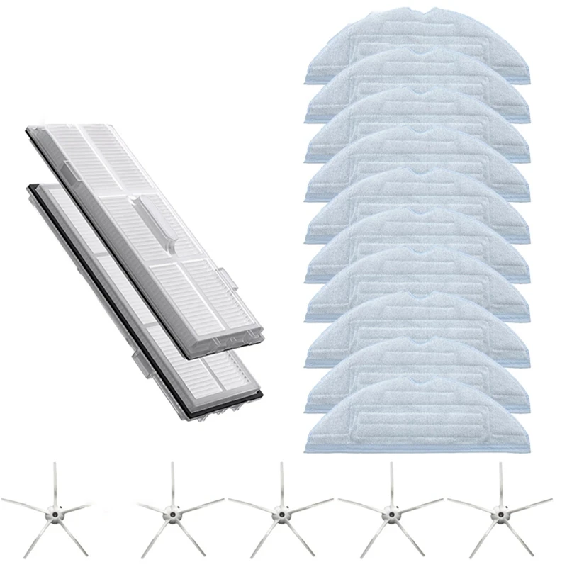 

Side Brush Filter And Mop Cloth Replacement Accessories For Xiaomi Roborock T7S T7 Plus T7S Plus S7 Vacuum Cleaner