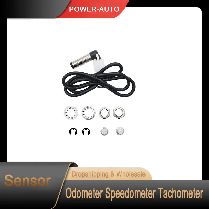 

1X Sensor Cable and 2X Magnet Wires For Motorcycle Digital ATV Odometer Speedometer Tachometer Part Accessories Replacement