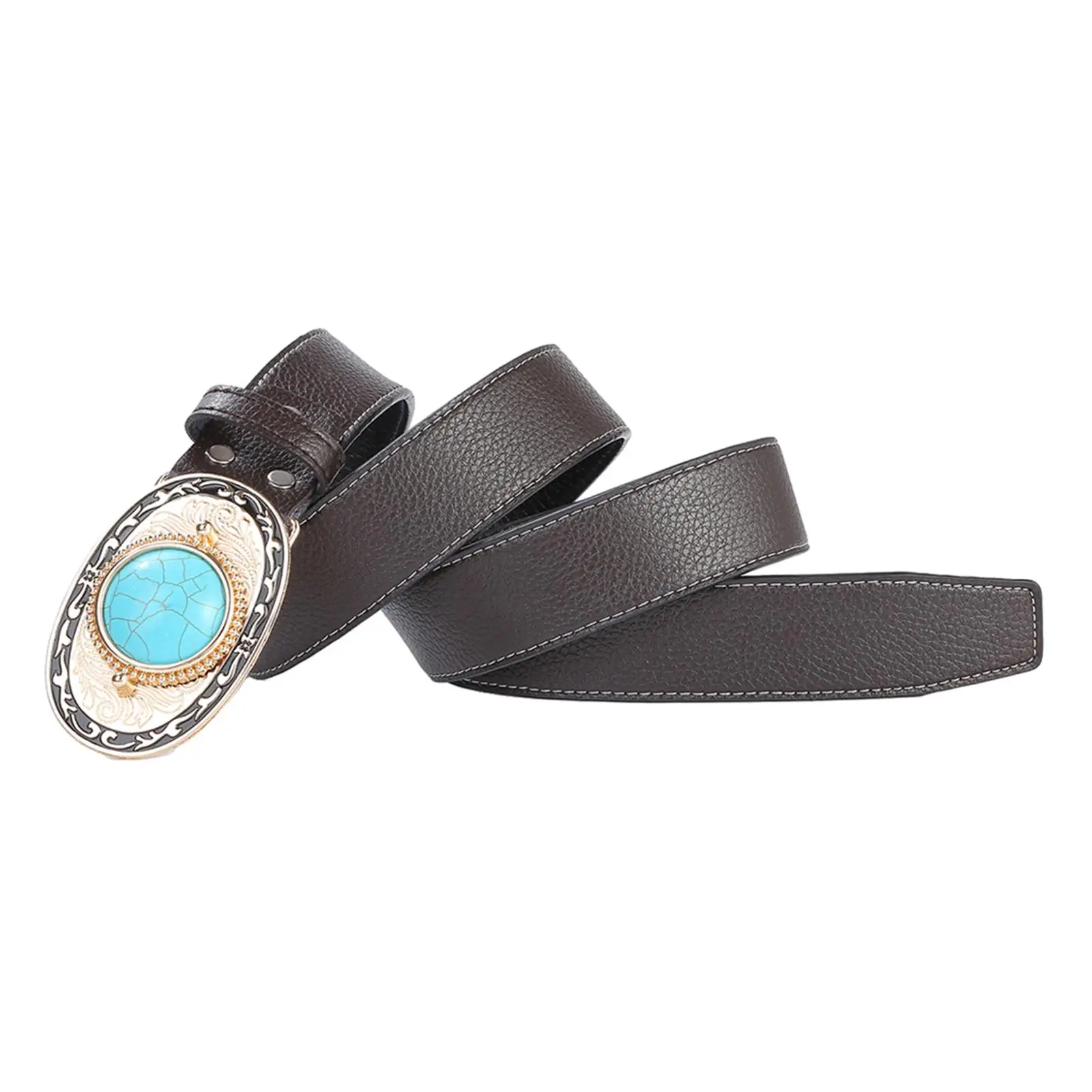 

Vintage Style Cowboy Belt Waist Strap Buckle Accessories Waistband Women Adjustable Jeans Pants Work Nightclub