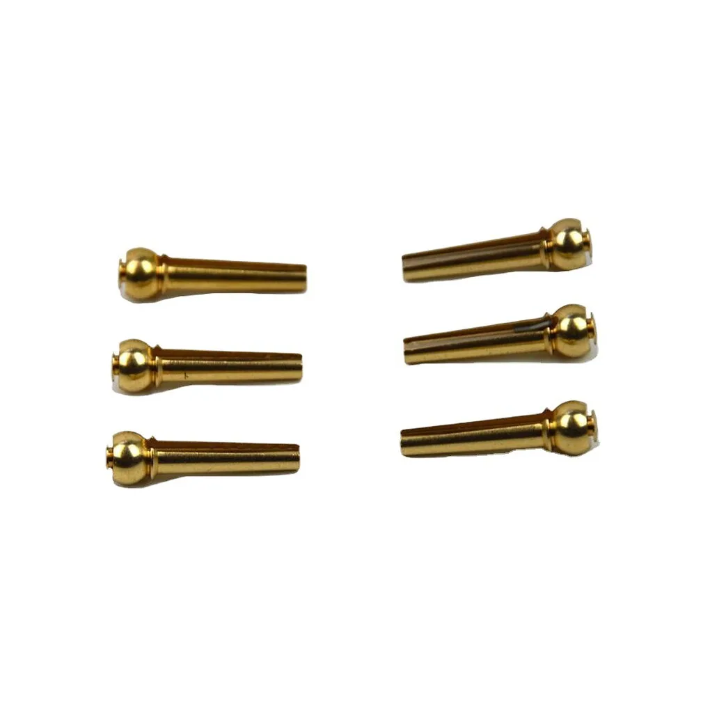 

6 шт., латунные колышки для струн гитары