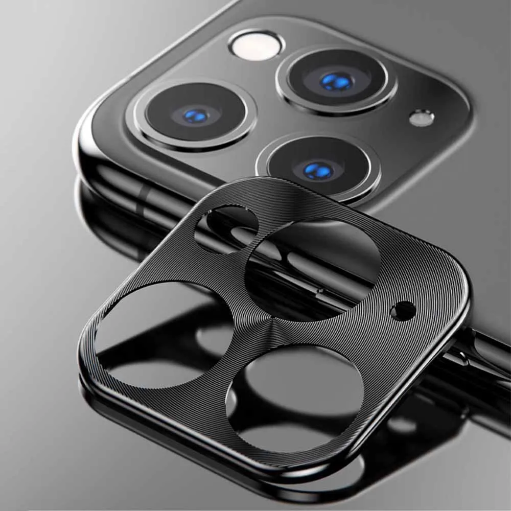 Металлическая крышка объектива камеры для iPhone 12 Pro Max 11 Mini XS XR 7 8 Plus защитная задняя