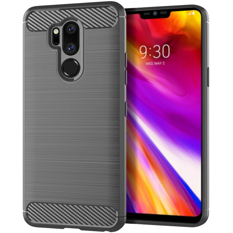 Противоударный силиконовый чехол для LG G7 Thinq One чехлы из углеродного волокна g7 +