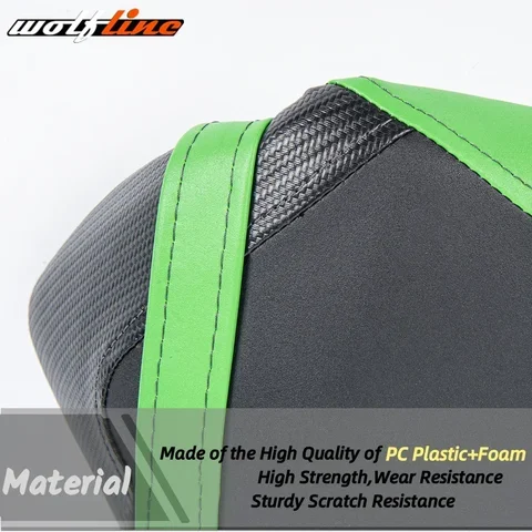 WOLFLINE переднее седло, подушка для сиденья, 2 шт./компл. для Kawasaki Ninja400 Z400 2018-2024 2019 2020 2021 2022 2023