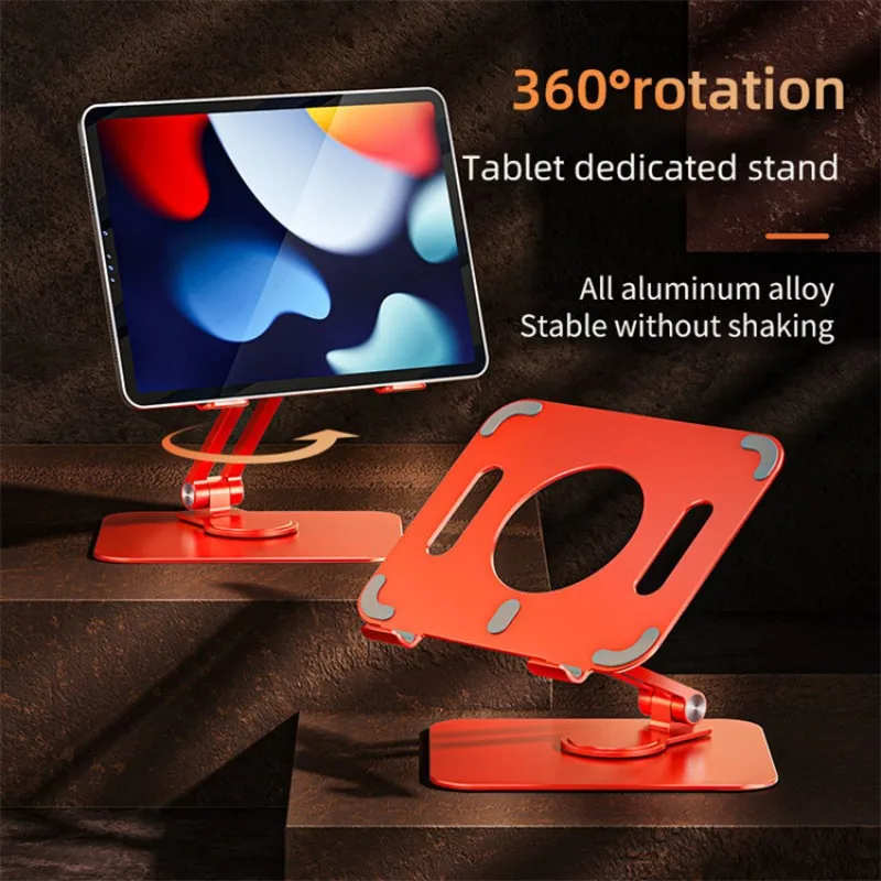 

LISCN Folding Laptop Stand 360 Rotating Aluminum Desk Stand Tablet PC Stand for MacBook Computer Cooling Stand