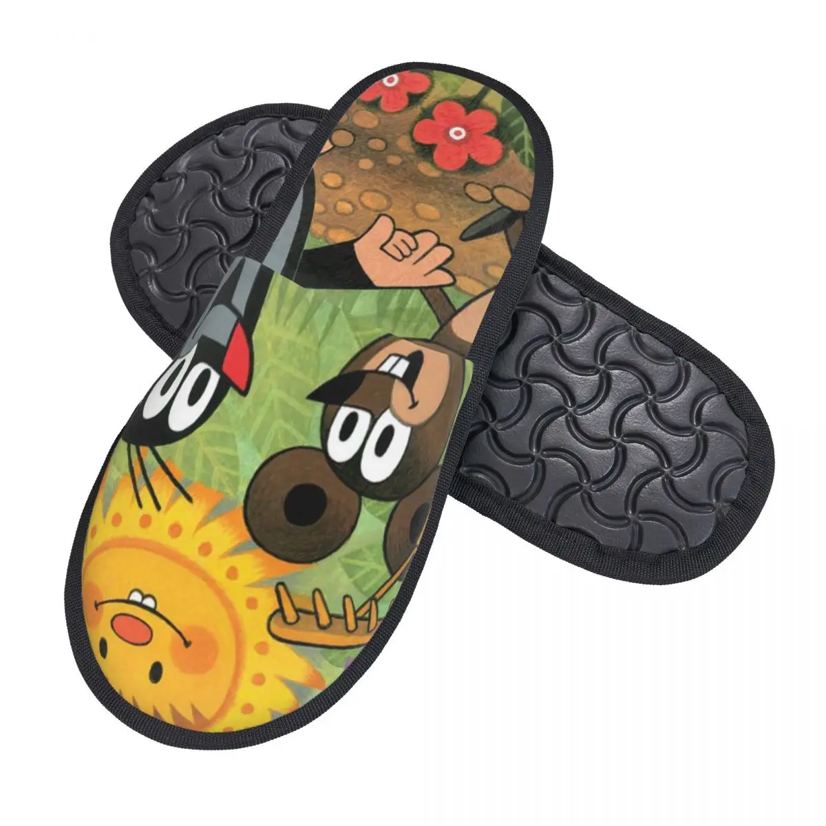 Тапочки для гостей Krtek чешские Мультяшные комиксы кроты ванной женские домашние