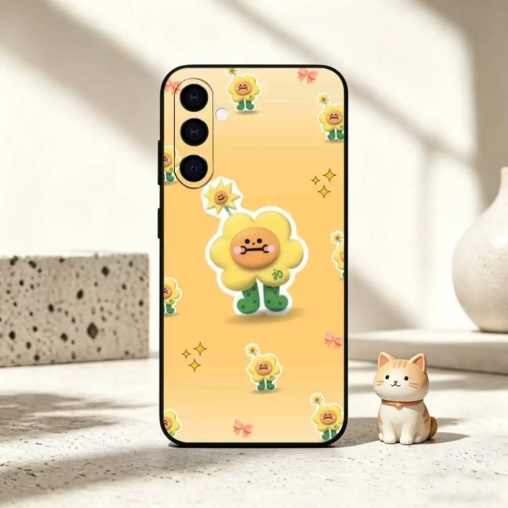 Фото Милый чехол для телефона J-Jaidee для Samsung Galaxy A73, A72, A71, A70, A53, A52, A51 и других моделей, мягкий черный чехол №3