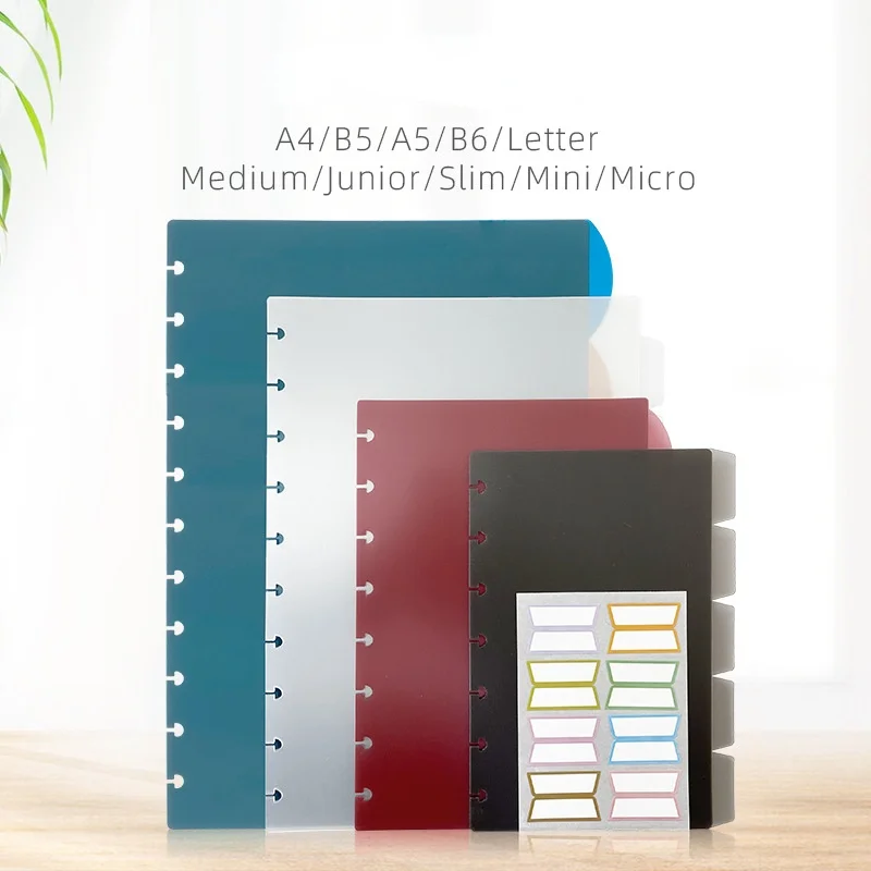 A4 A5 Color Divider Page Classification Page Index Loose-leaf Notebook Hand Account Divider Mushroom Hole Separation Page