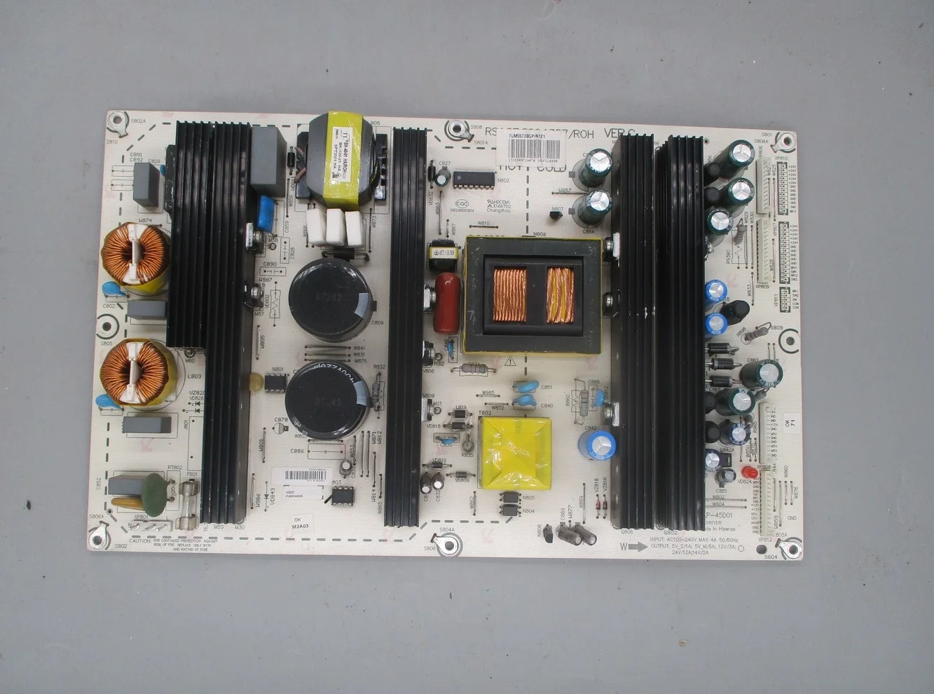 

Disassemble the Lcd Interface and for Hisense Tlm55v88gp Power Board Rsag7 820.1357 4 Groups
