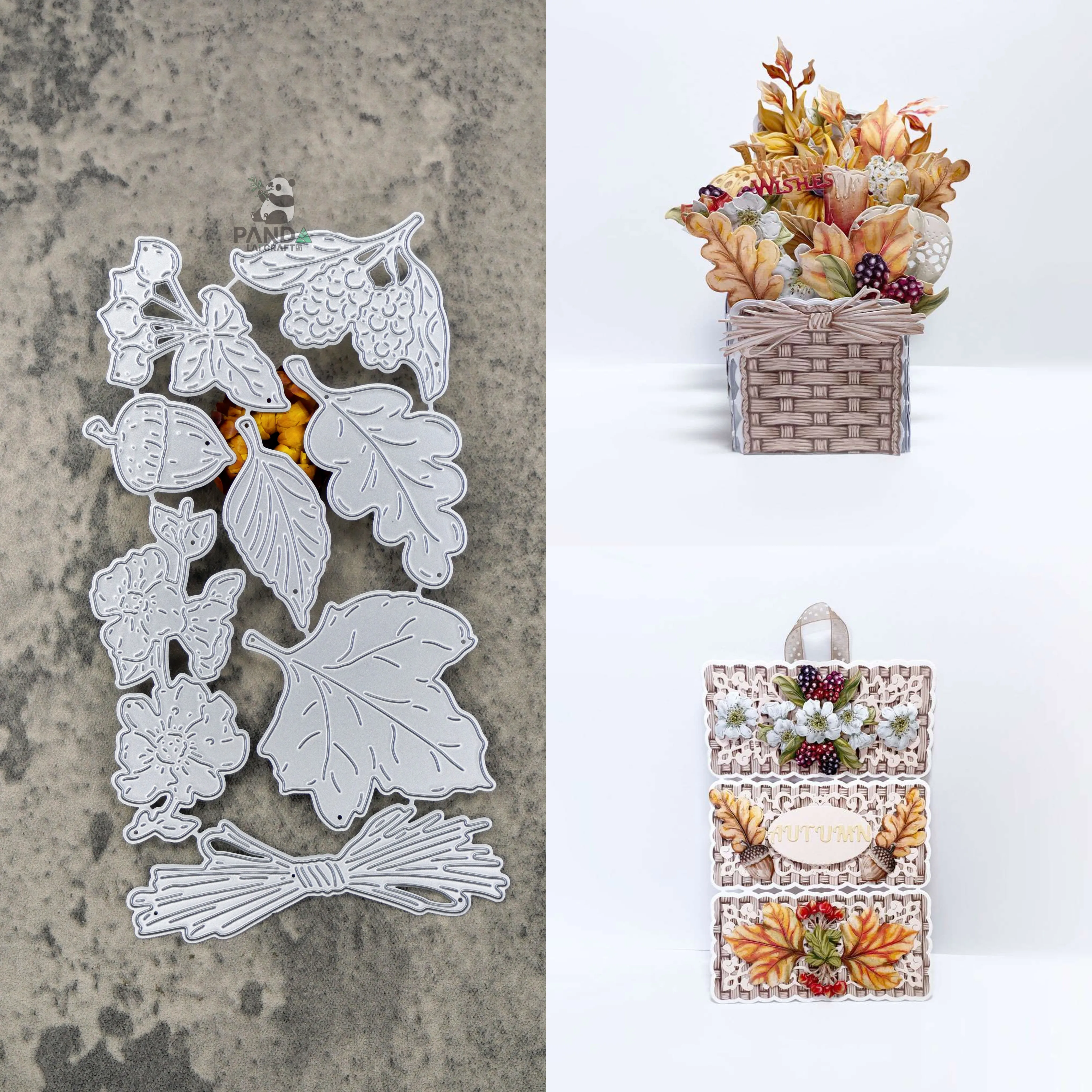 Набор металлических высекальных штампов PANDALAI Hedgerow для рукоделия декоративное