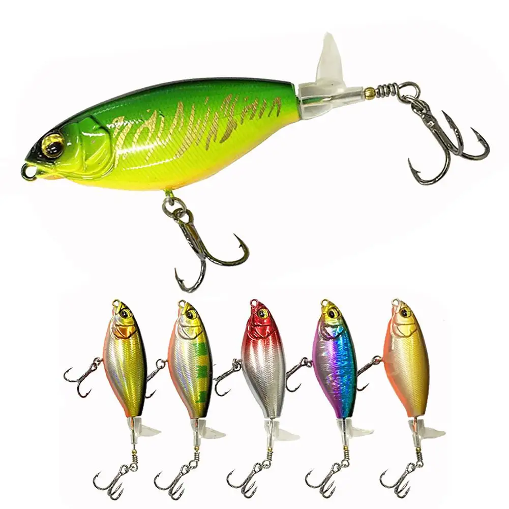 

6.4g/11.9g Fishing Lures With Propeller Tail Long-casting Artificial Hard Bait For Bass Pike Perch