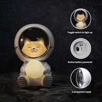 creative cute galaxy guardian pet astronaut night light bedroom decoration light childrens birthday gift home decoration