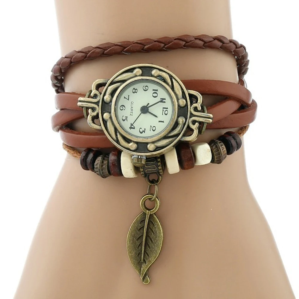 

Vintage Wristwatches for Women Leatcher Band Small Dial Elegant Fashion Ladies Dress Watches Female Quartz Watch Montre Femme