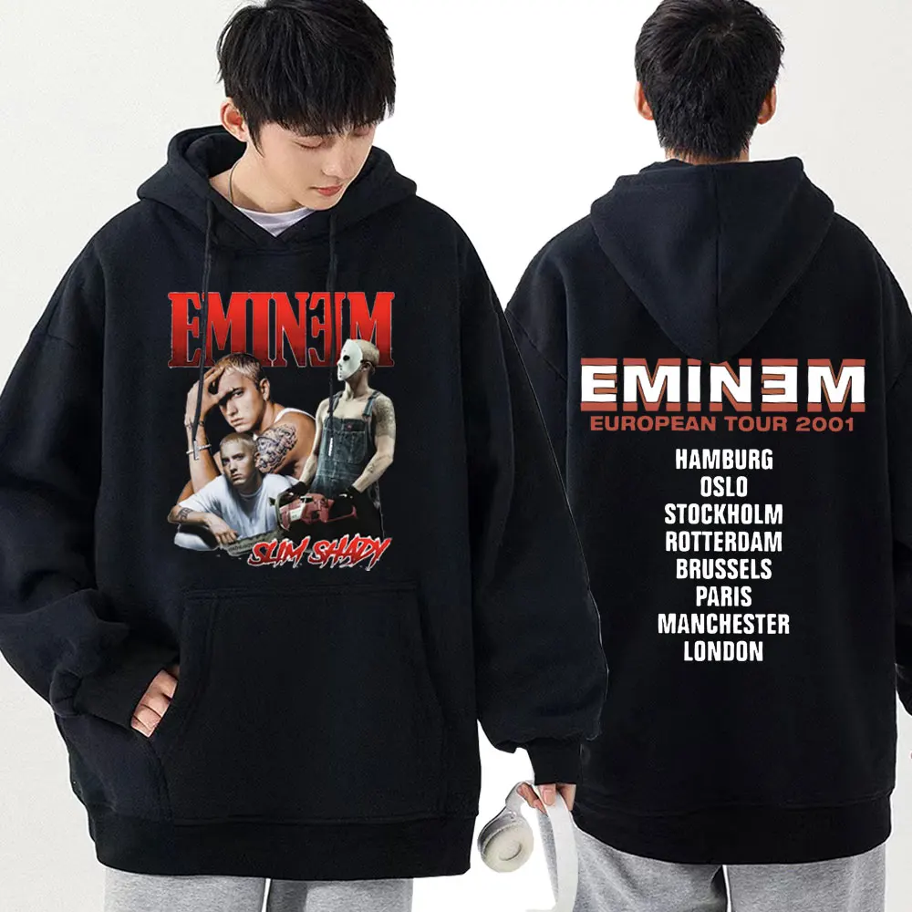 

Rap God Eminem Hip Hop Unisex Pullover Eurpean Tour Music Album Fan Gift Hoodies Men's Fashion Oversized Sweatshirt Streetwear