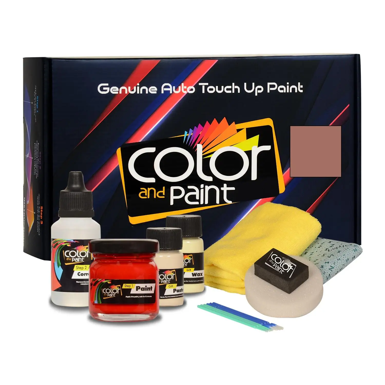 

Color and Paint compatible with Ford America Automotive Touch Up Paint - LIGHT PRAIRIE TAN SEMI-GLOSS - Y - Plus Care