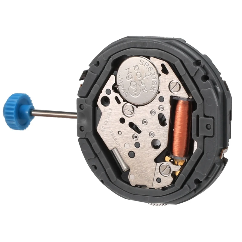 Quartz Replacement Watch Movement, Watch Movement Parts Accessories 6-Pin Electronic Watch Movement For 6P00