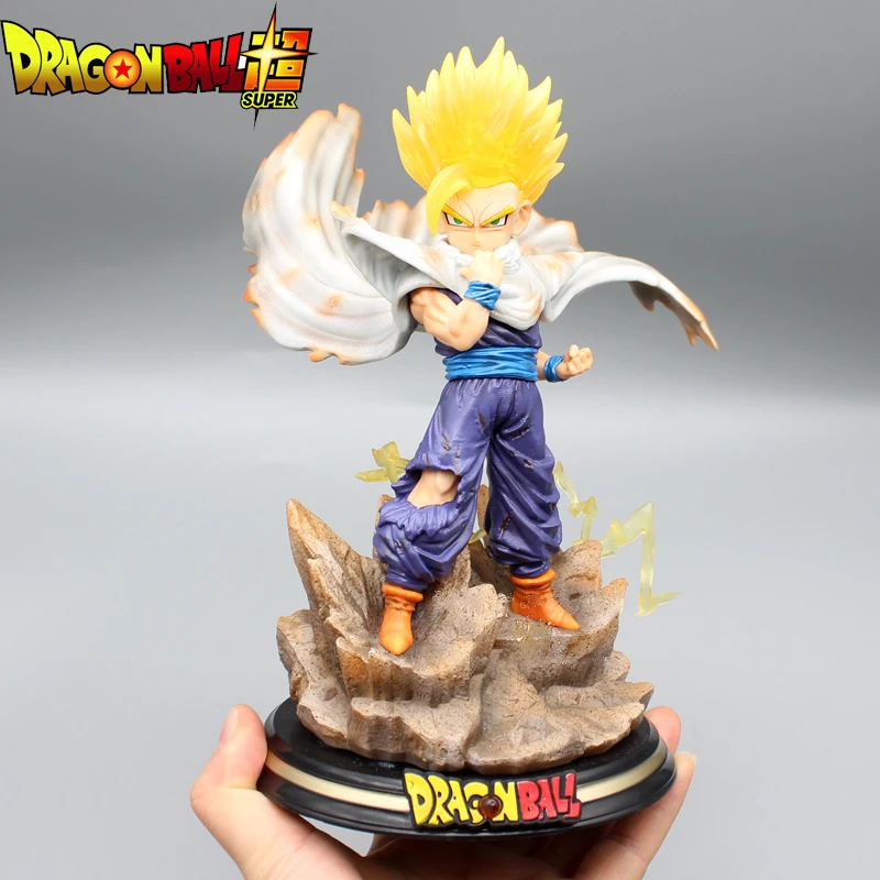 

24cm Dragon Ball Figure Son Gohan GK Tyrannosaurus Rex Series T-rex Action Figures Super Piccolo Luminous Pvc Model