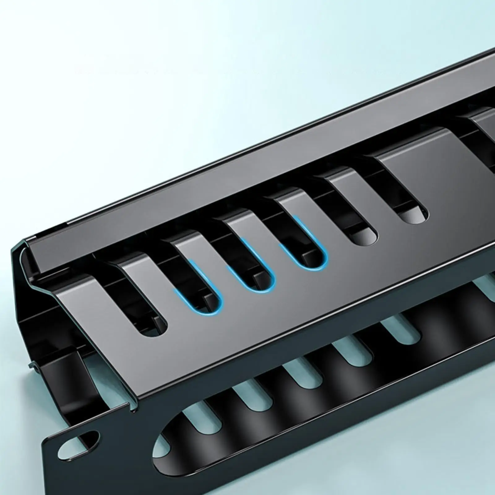 Кабельный сервер Стеллаж для офисов хранения кабелей Проводные органайзеры 1U