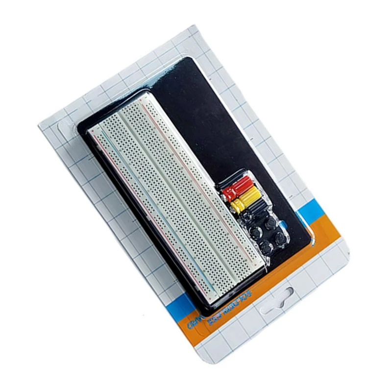 Макетная плата с 830 отверстиями и деталями нижней пластины