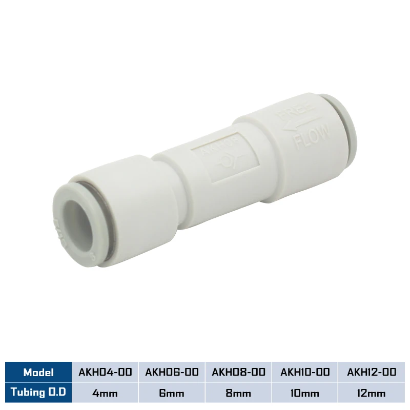 Обратный клапан втулки серии AKH с фитингами в одно касание AKH04-00 AKH06-00 AKH08-00 AKH10-00