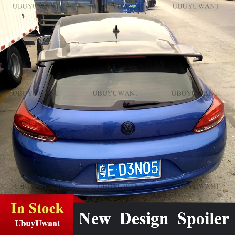 

Auto Part Carbon Fiber Rear Roof Lip Spoiler Trunk Boot Wing Car Styling Fit For Volkswagen VW Scirocco 2010 2011 2012 2013 2014