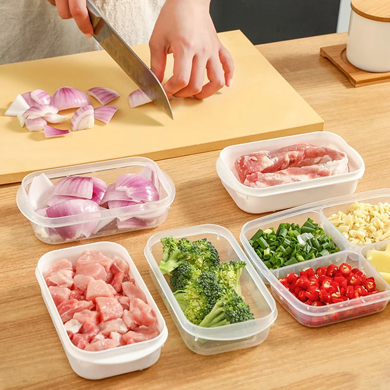 

Food Containers Plastic Storage Boxes Refrigerator Fish Meat Storage Box