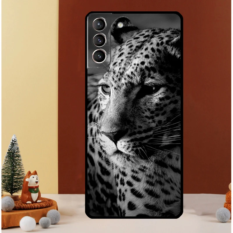 Фото Чехол Cheetah Panther Snow Cheetah для Samsung Galaxy S25 S26 Ultra S21 S22 S20 S23 S24 Ultra S10 Plus S25 FE Cover Funda №4